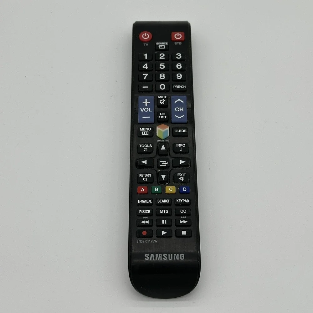 Samsung BN59-01178W TV Remote Control Black Wireless OEM Replacement HDTV Unit‎